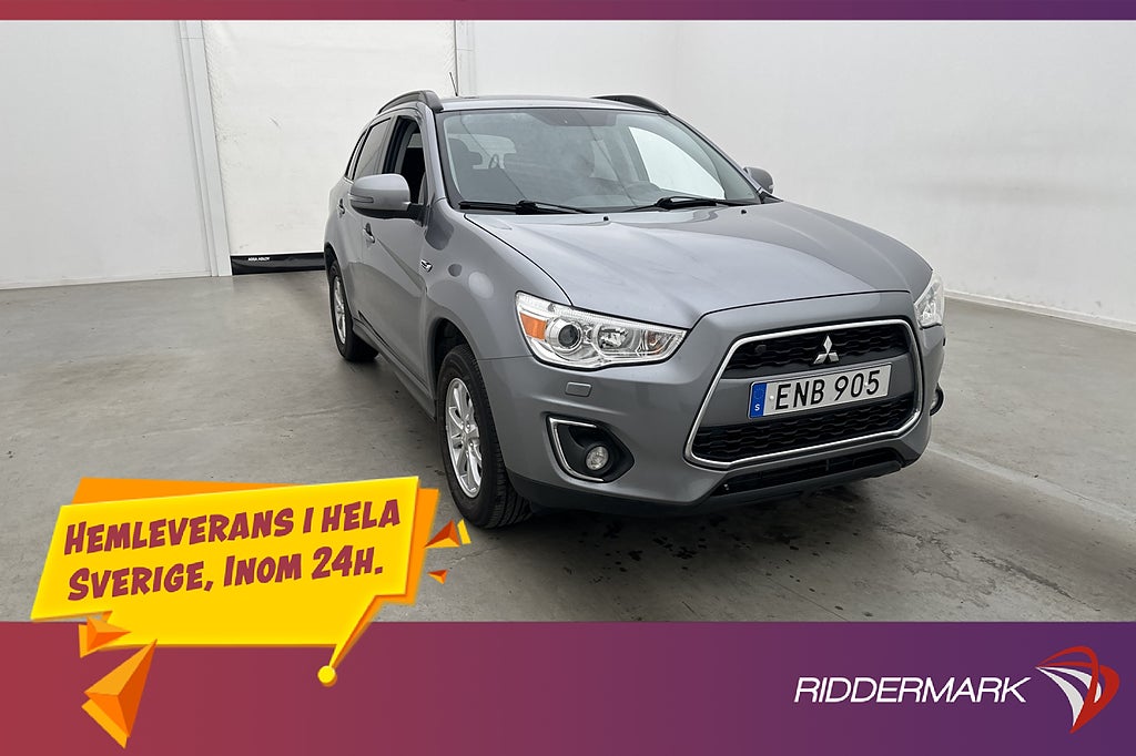 Mitsubishi ASX 1.8 AWD 116hk Comfort P Sensorer Få brukare