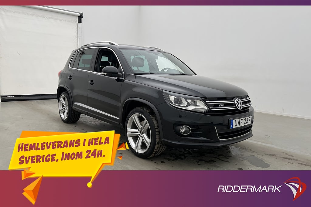 Volkswagen Tiguan TDI 184hk R-Line Pano Kamera Skinn Drag
