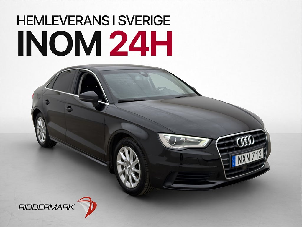 Audi A3 Sedan 2.0 TDI 150hk Fjärr-Värm Navi Adaptiv-fart PDC