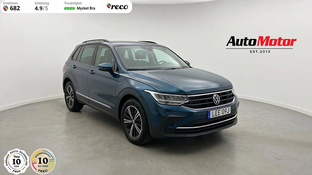 Volkswagen Tiguan 1.5 TSI 150hk cockpit/Drag/Värmare/Bakkamera/H&K