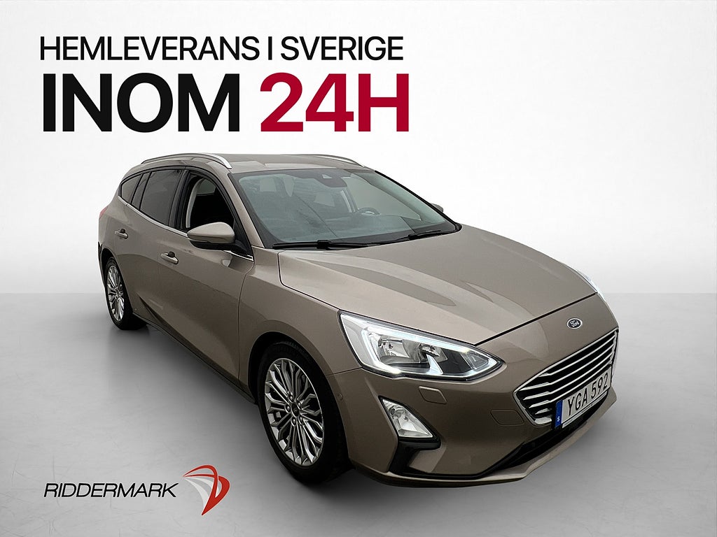 Ford Focus 1.0 125hk Titanium Beats Kamera CarPlay Rattvärme