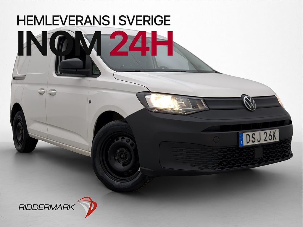Volkswagen Caddy Cargo 2.0TDI Värm Drag PDC CARPLAY Moms