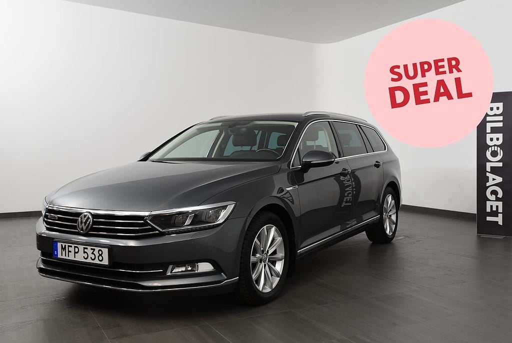 Volkswagen Passat Sportscombi 2.0TDI 4Motion DSG 190hk/Värmare/Drag/Farthållare * 