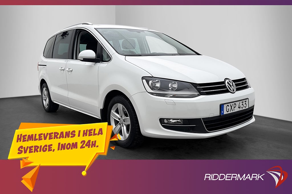Volkswagen Sharan 2.0 TDI 184hk 4M GT 7-Sits Kamera Drag
