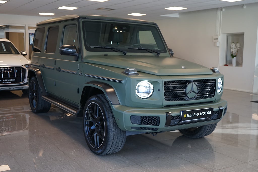 Mercedes-Benz G 350 d AMG Folierad Värmare Burmester Drag 360 22" 286hk