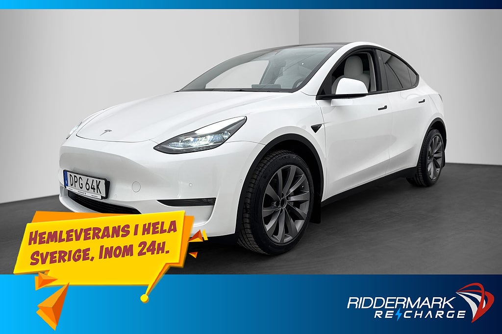 Tesla Model Y Long Range AWD Autopilot Drag Svensksåld