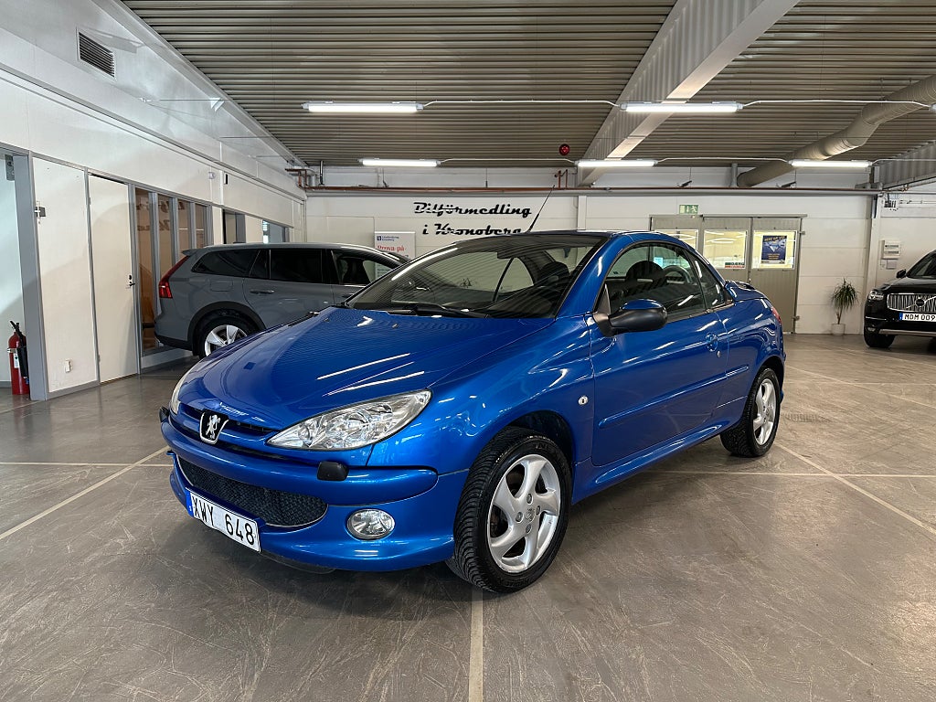 Peugeot 206 CC 1.6 Euro 4 Nybesiktigad Elcab