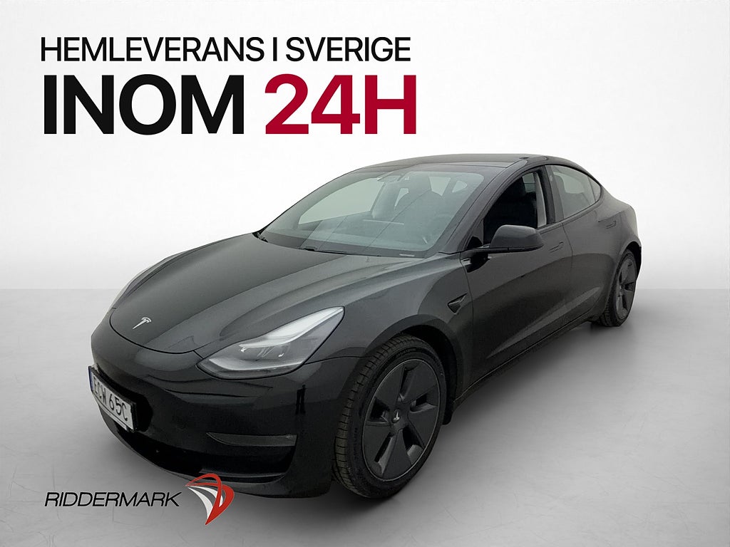 Tesla Model 3 Long Range AWD 440hk Autopilot Värmepump Pano