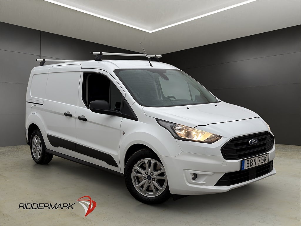 Ford Transit Connect LWB Värmare Drag B-Kamera CARPLAY Moms