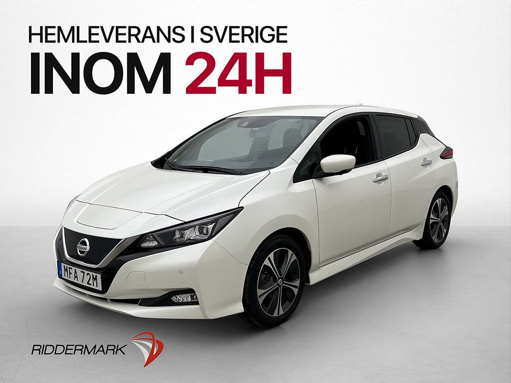 Nissan Leaf 150hk N-Connecta 360° Värmepump Navi Rattvärme