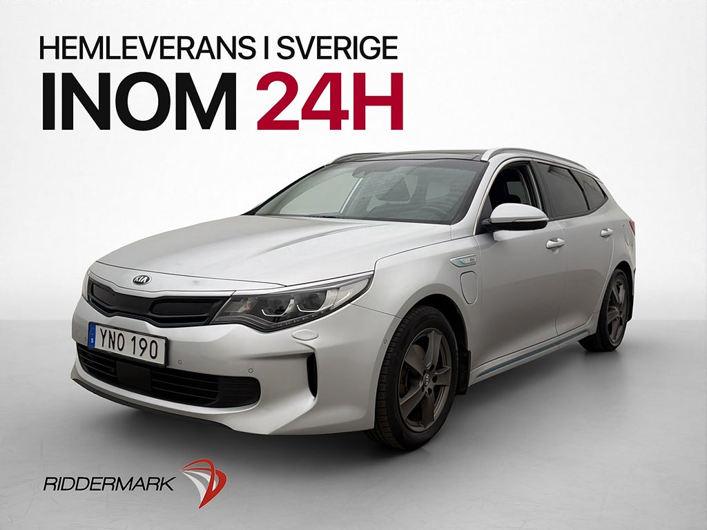 Kia Optima Plug-in Hybrid 0,14l/mil Navi Pano 360°-Kamera