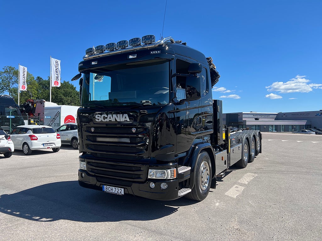 Scania R490 8x4*4 Tridem Kranväxlare, Palfinger 27002 Kran