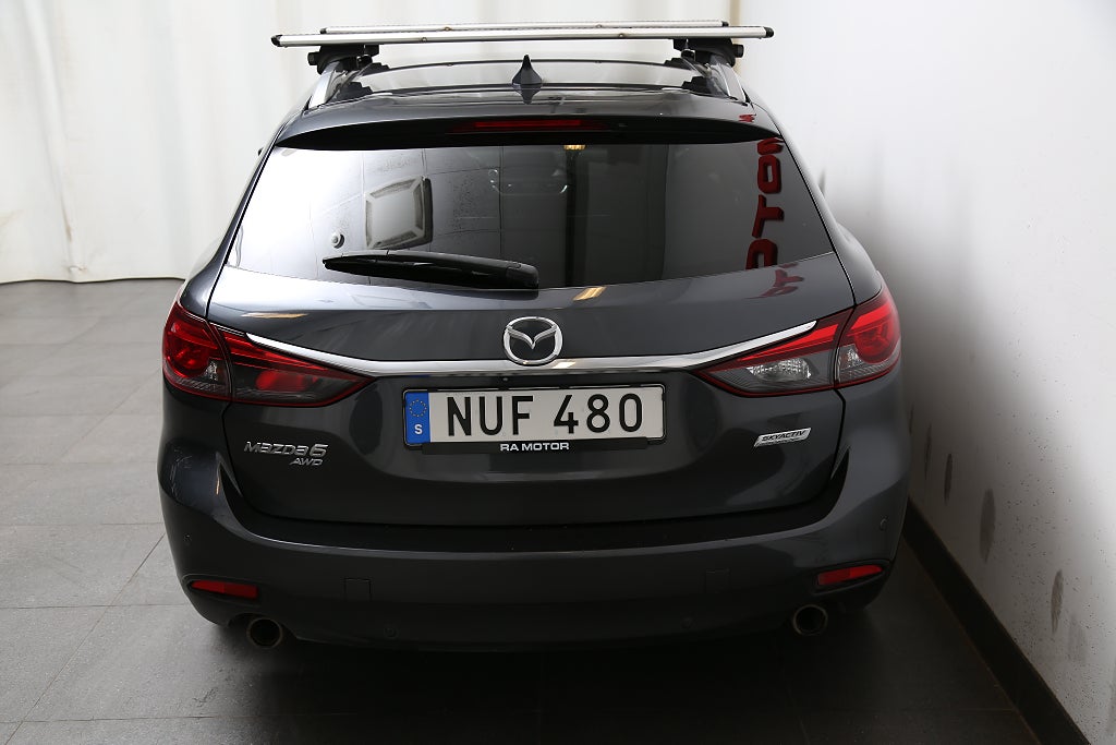Mazda 6 Wagon 2,2 SKYACTIV-D 175hk Optimum AWD Aut 2015
