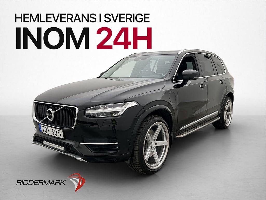 Volvo XC90 T8 AWD Inscription 7Sits Pano Kamera Värm VOC HuD