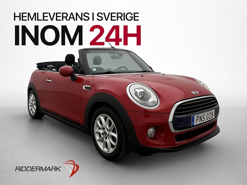 MINI Cooper Convertible 136hk Pepper Sensorer Farthållare