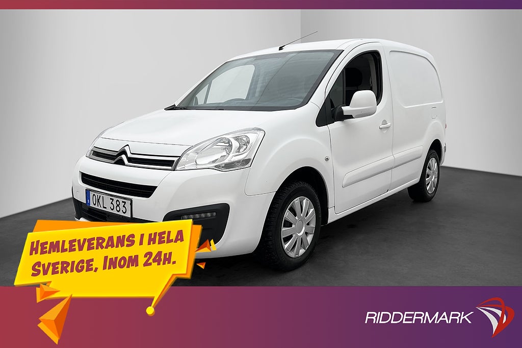 Citroën berlingo 1.6HDi 99hk V-Inredd 3-Sits PDC CARPLAY