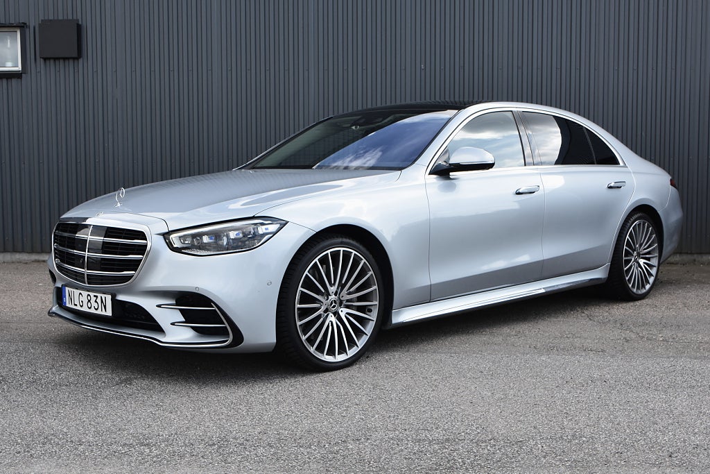 Mercedes-Benz S 500 4MATIC L AMG / Premium Plus / HUD Panorama Värmare 