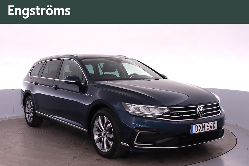 Volkswagen Passat Sportcombi GTE 218 HK Dragkrok