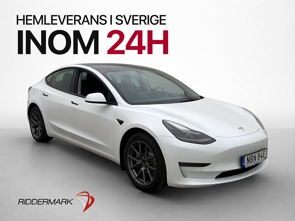 Tesla Model 3 Long Range AWD Autopilot Pano Navi Svensksåld