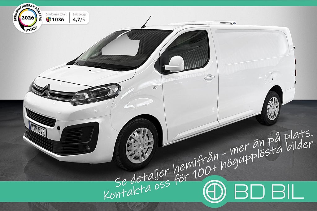 Citroën Jumpy 2.0 BlueHDi 177HK L3 LÅNG KYLBIL VÄRMARE LEASINGKALKYL