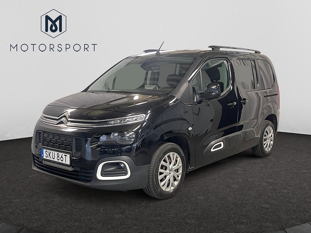 Citroën Berlingo 1.2 PT 130hk Aut DRAG M-Värmare LED-Ramp Apple Head up