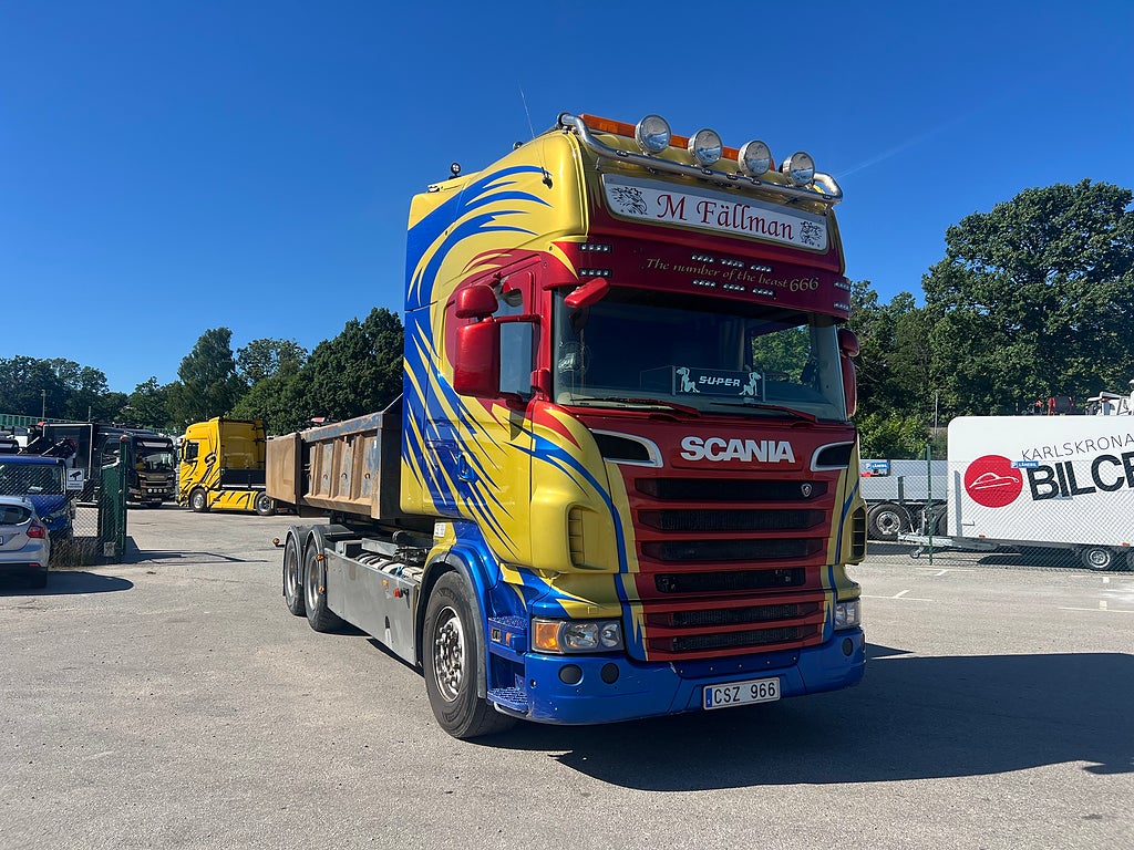 Scania R560 V8 6x4 Lastväxlare, Tandem