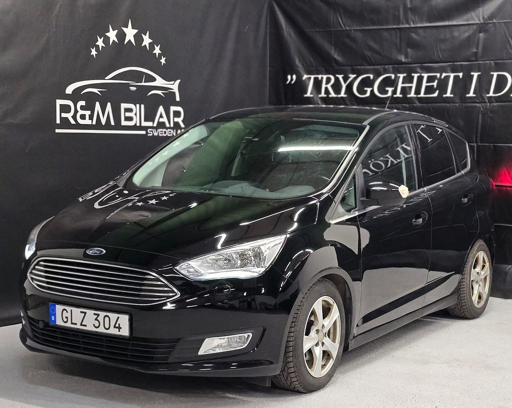 Ford C-Max Få-ägare, Drag, B-kamera, Apple-carplay, Snål