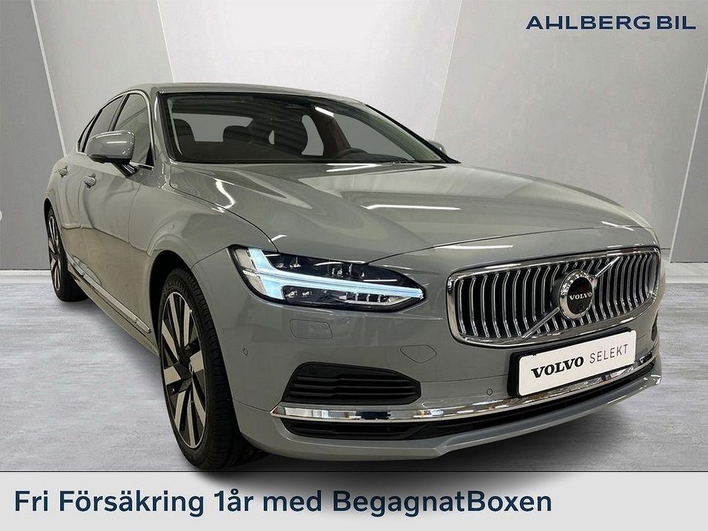 Volvo S90 Recharge T8 Plus Bright, Taklucka, Parkeringskamera 360, Harman/