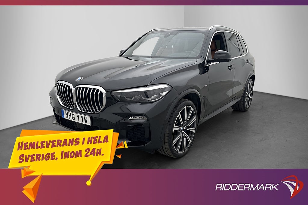 BMW X5 xDrive40i 340hk M Sport  Pano H/K 360° Cockpit Läder