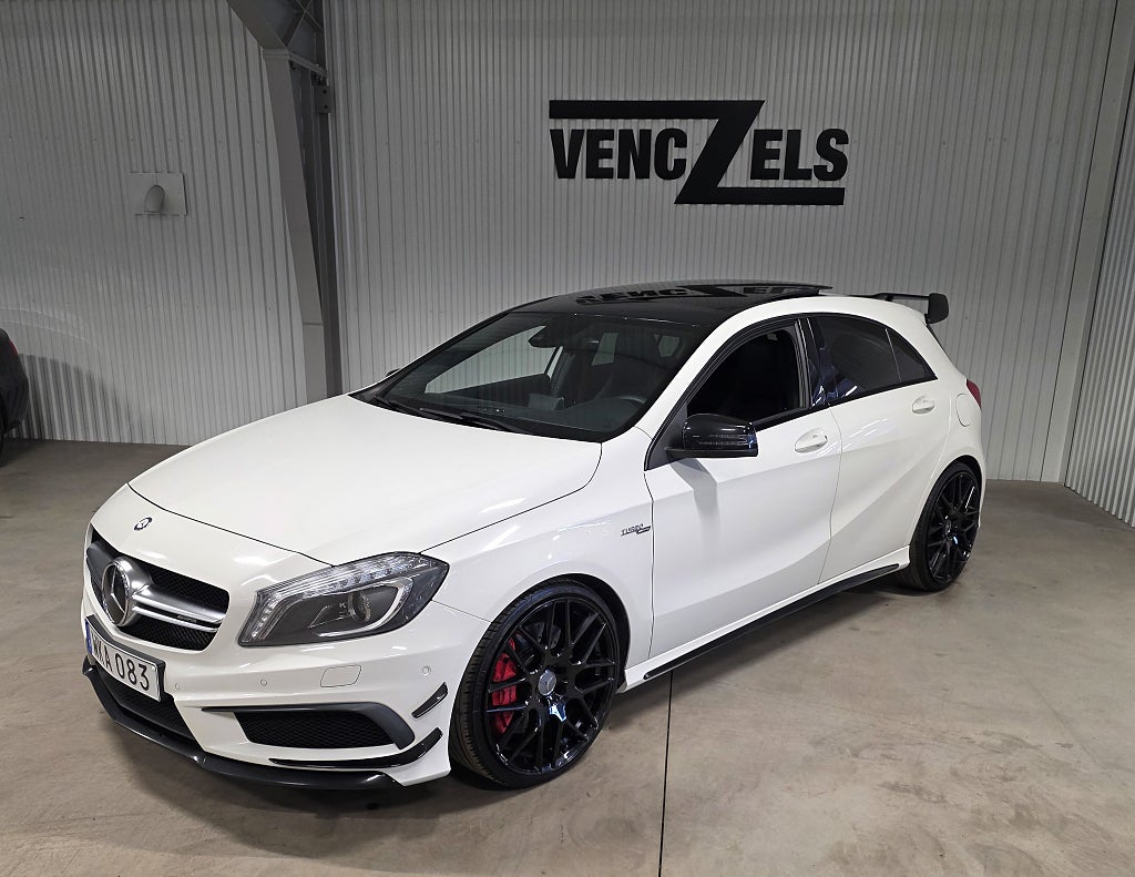 Mercedes-Benz AMG A 45 4MATIC Aut 360 hk Backkamera GPS Taklucka 20" Fin