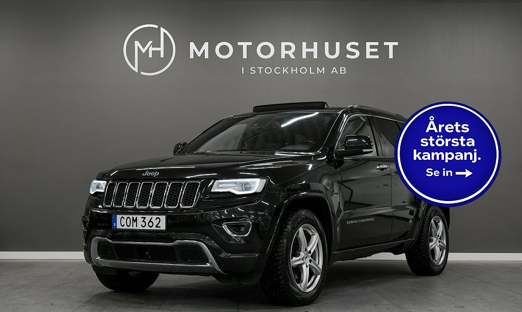 Jeep Grand Cherokee 3.0 V6 CRD 4WD Adaptive Navi Kamera Läder Drag ACC
