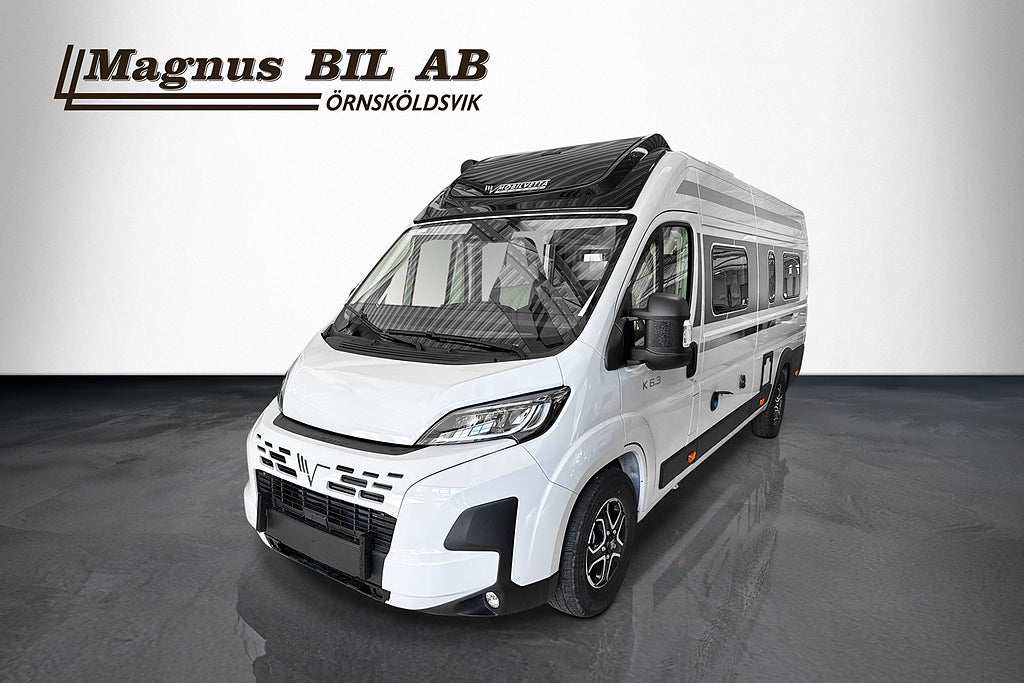 Mobilvetta Admiral K 6,3 Heavy chassi Långbäddar 3,95% Ränta miniatyr 3