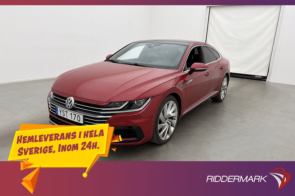 Volkswagen Arteon 4M 240hk R-Line Cockpit Värmare Pano Drag