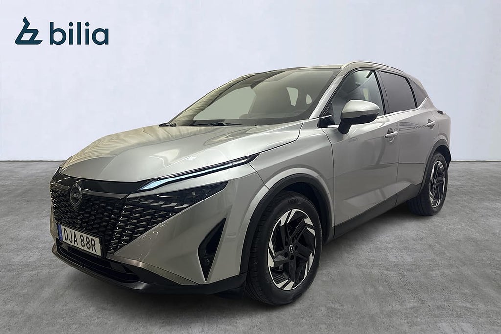 Nissan Qashqai N-Connecta/MoK/V-Hjul/360/Ratt-Rutvärme/Moms