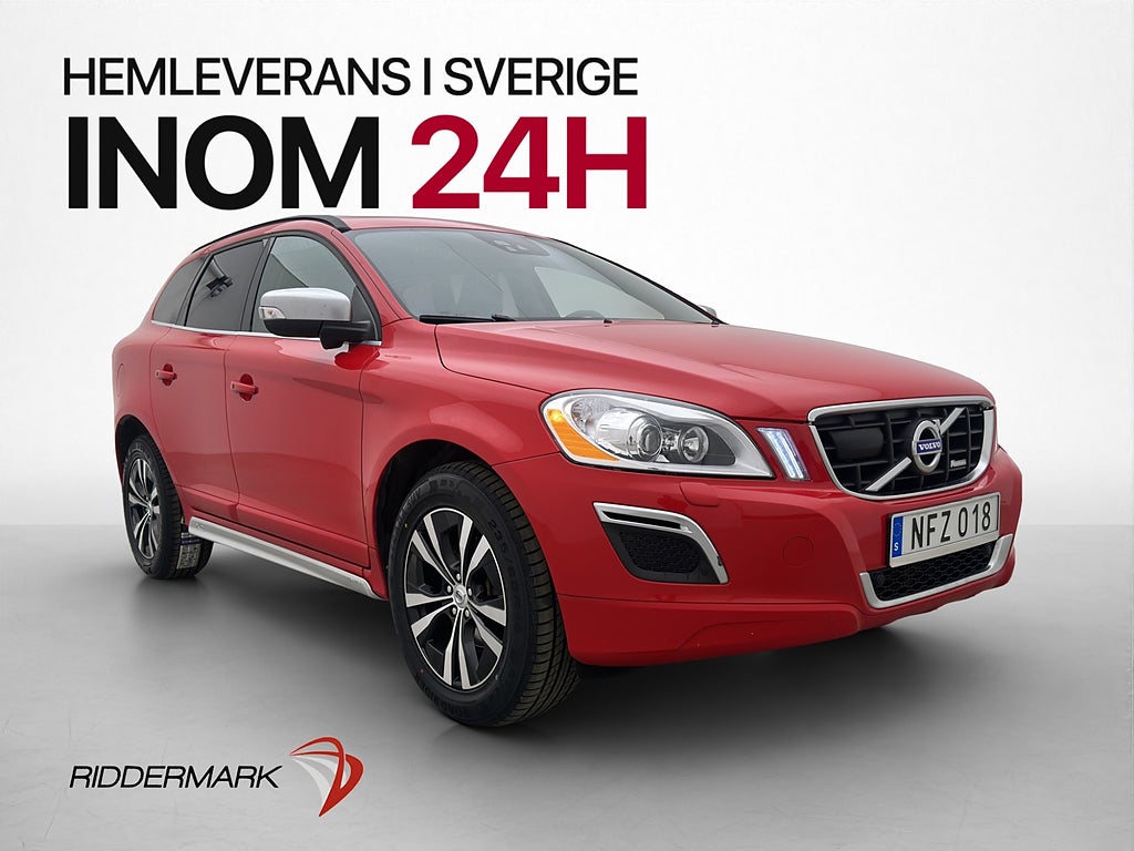 Volvo XC60 D4 AWD R-Design Pano Värmare Skinn VOC Drag