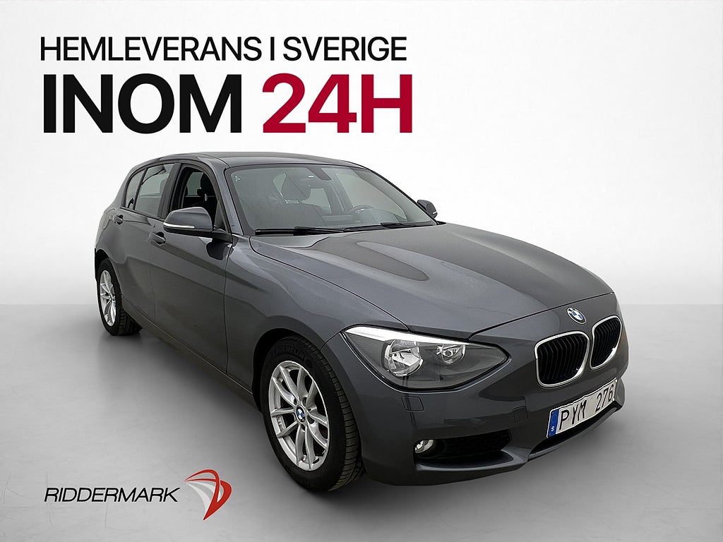 BMW 118d 143hk Keyless P-Sensorer Bluetooth 0,45L/Mil