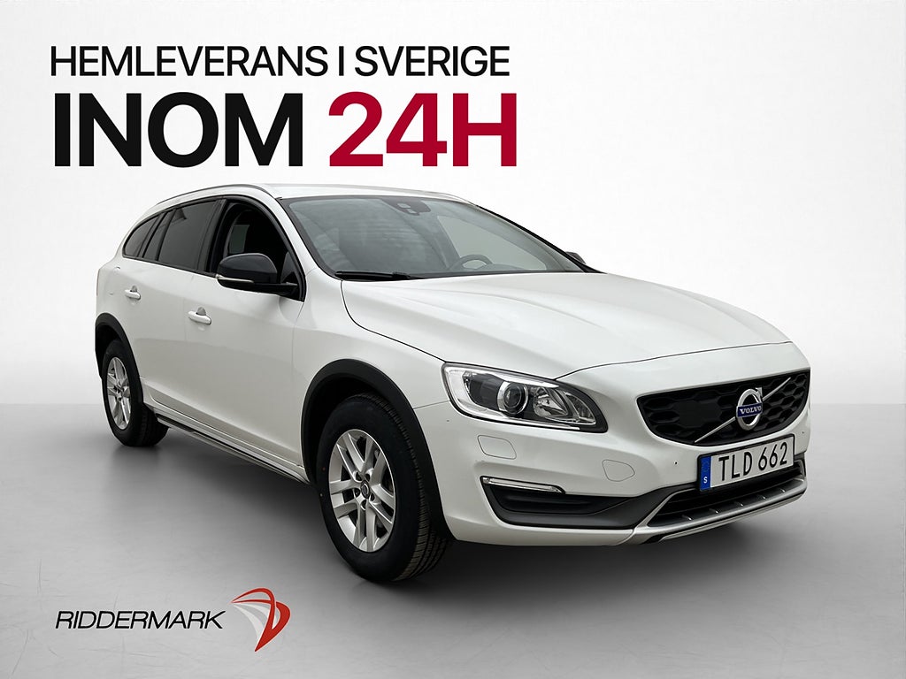 Volvo V60 Cross Country D4 AWD Momentum VOC Värm Skinn Drag