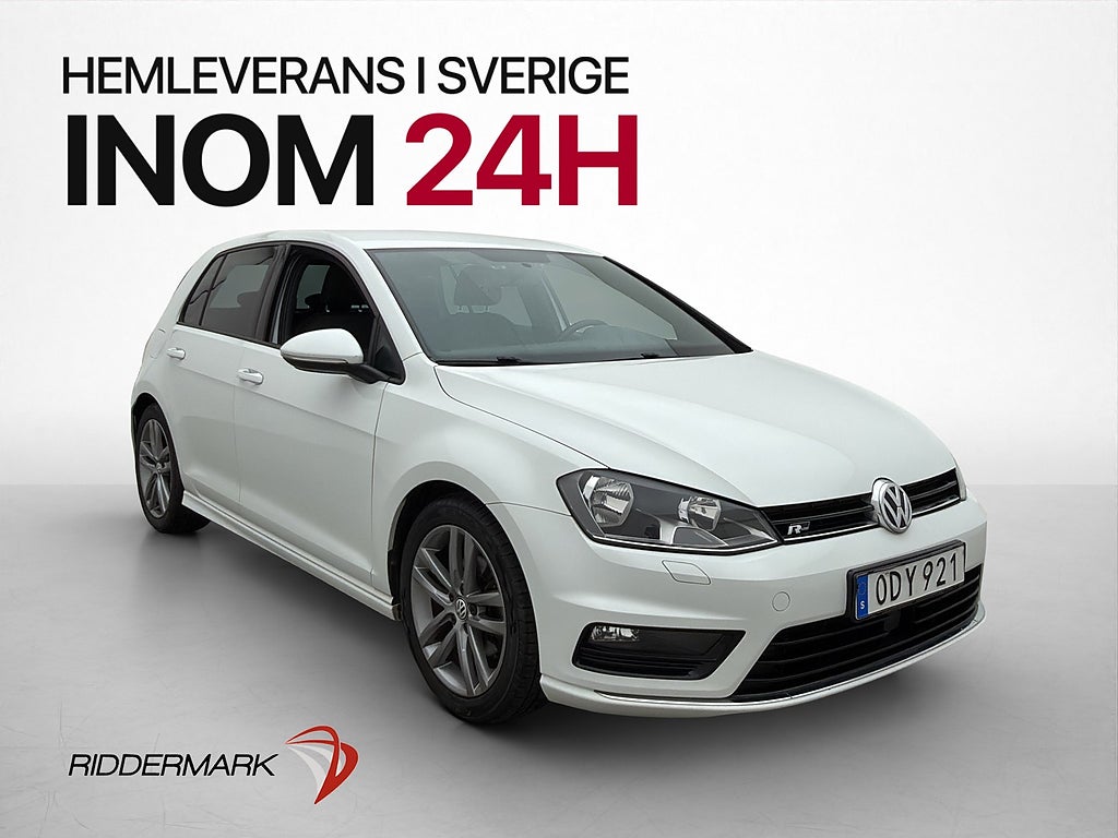 Volkswagen Golf 1.4 TSI 150hk R-Line Kamera CarPlay 0,53l/mi