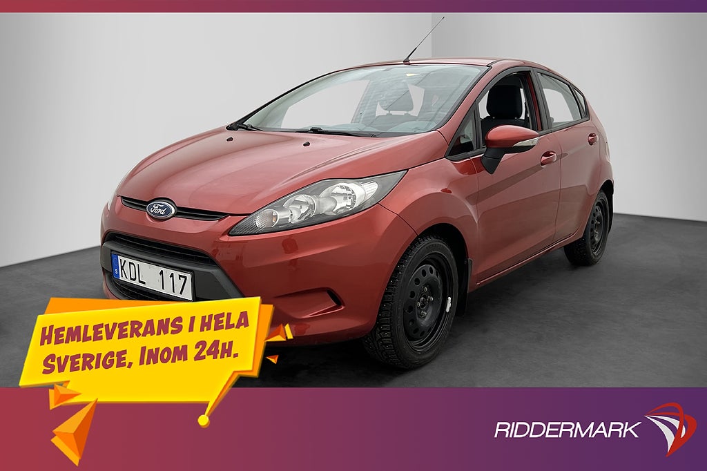 Ford Fiesta 1.25 82hk Trend 2-Brukare Sätesvärme 0,57l/mil