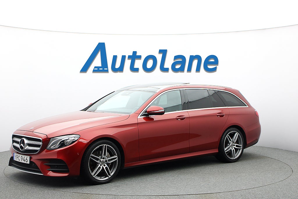 Mercedes-Benz E220 T d 9G AMG, B-Kamera,Pano, Drag, 194hk
