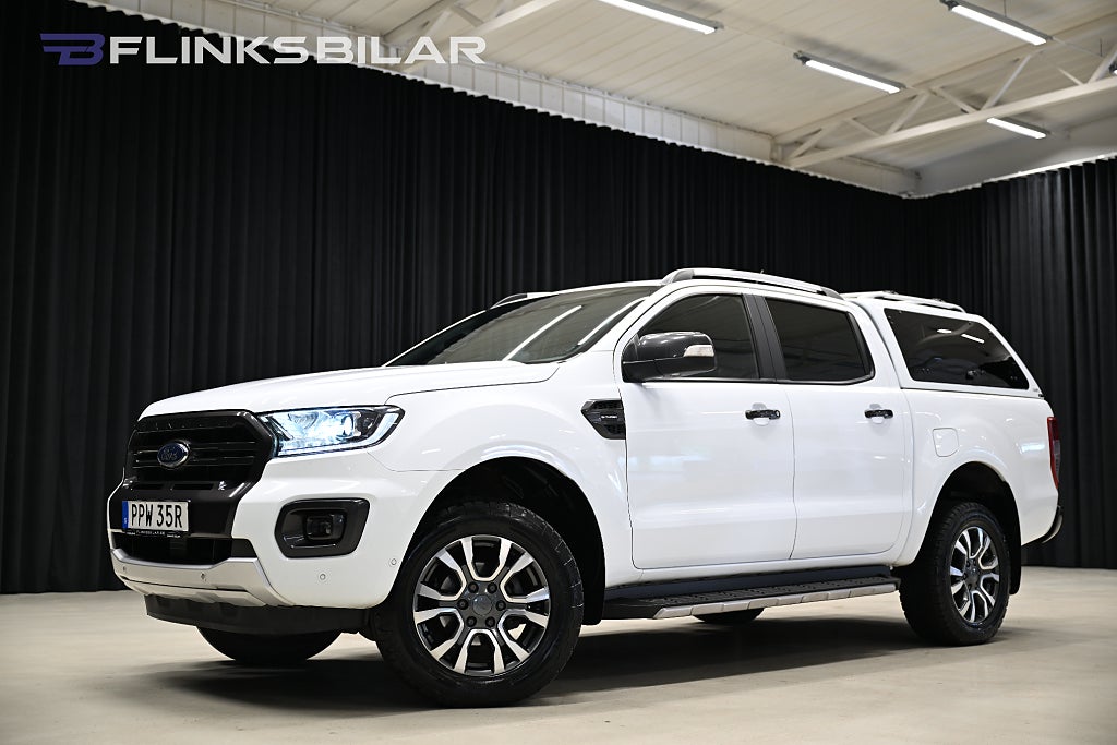 Ford ranger 213HK Automat|Wildtrack|Kåpa|Drag|Värmare|Moms|SeUtr!!