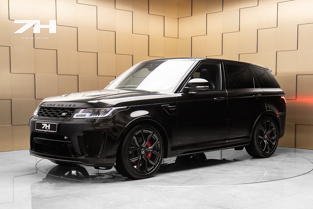 Land Rover Range Rover Sport Sport SVR 575hk / Pano / HuD / 360°