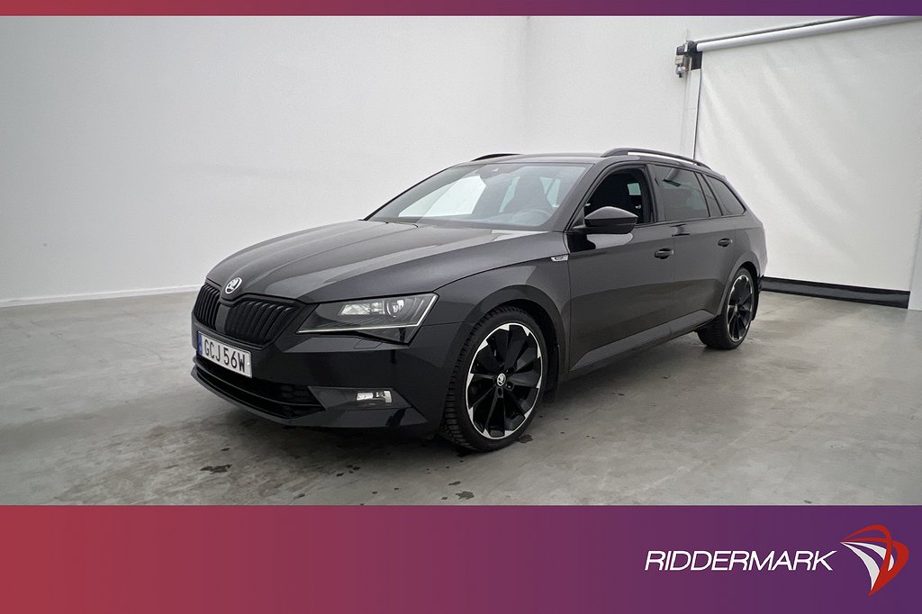 Skoda Superb TDI 4x4 190hk SportLine Canton Värm Kamera Drag