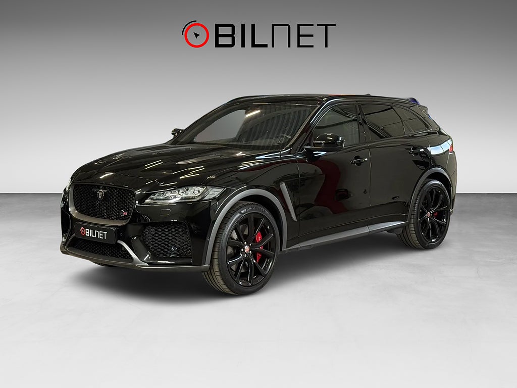 Jaguar F-Pace SVR 550hk *3,99%* Meridian Pano Sportavgas Sv-Såld