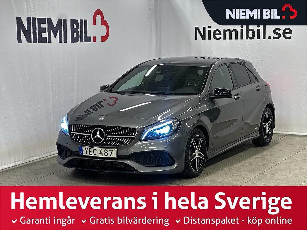 Mercedes-Benz A 200 d AMG Sport Kamera/Nav/LågSkatt/SoV-Hjul