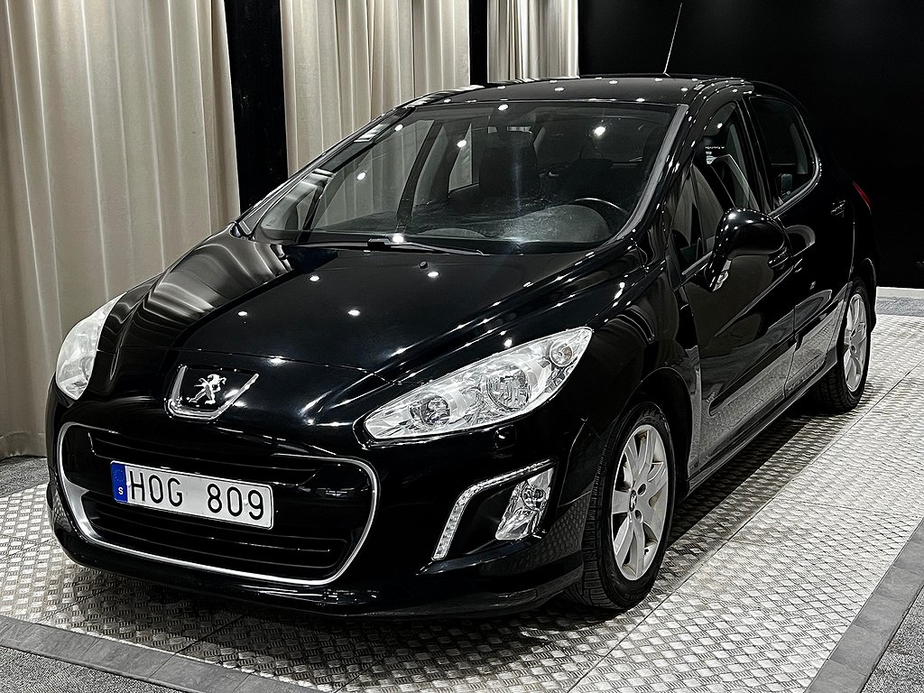 Peugeot 308 1.6 120hk Nybesiktad Farthållare Nyservad 