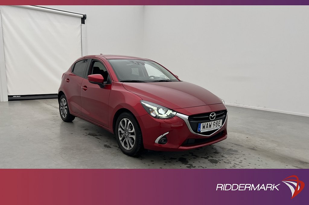 Mazda 2 1.5 SKYACTIV-G 90hk Vision Kamera HUD Navigation