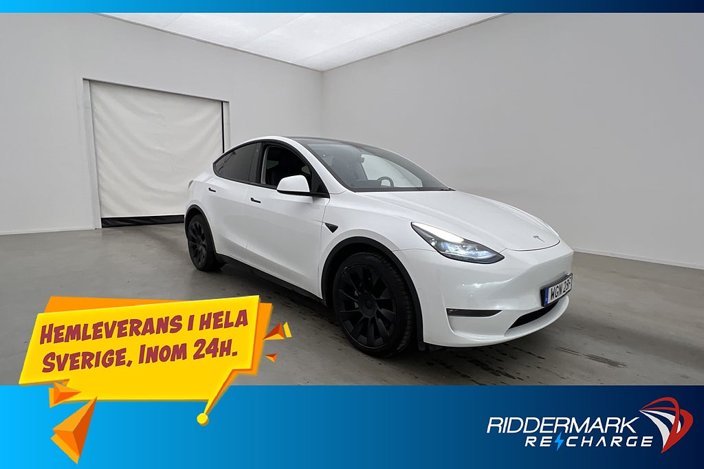 Tesla Model Y Long Range AWD Uppgraderad-AP Dragkrok MOMS