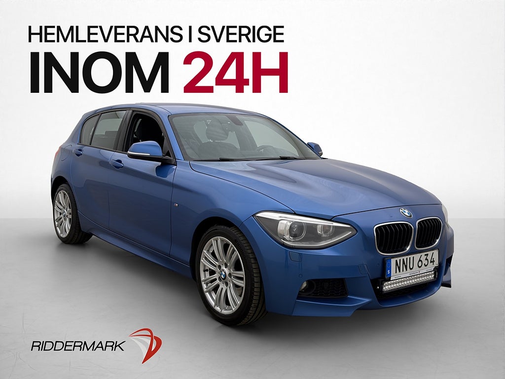 BMW 118d 143hk M Sport M/K-Värmare H/K Sensorer Keyless