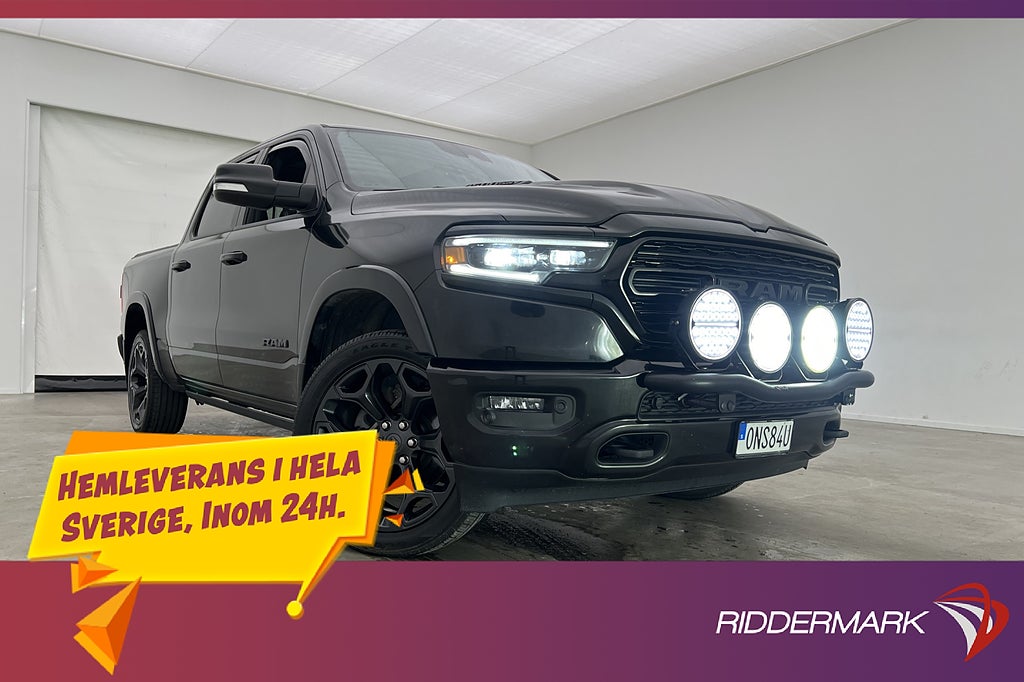 Dodge RAM Limited Night V8 4x4 Drag Luft Pano H/K 360° Moms